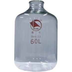 Thick-walled High Borosilicate Glass Serum Bottle Reagent Bottle 2500 3000 5000 10000 60000ml(60000ml) in Saudi Arabia