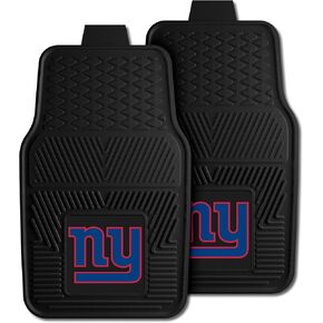 مجموعة Fanmats New York Giants مكونة من 4 سجادات سيارة للسيارات وسيارات الدفع الرباعي والشاحنات الصغيرة - حماية من جميع تكنولوجيا الطقس، تصميم خزان عميق، ملاءمة عالمية - شعار فريق NFL ثلاثي الأبعاد - 29 بوصة × 17 بوصة أمامي - 14 بوصة × 17 بوصة سجادة خلفية in Kuwait