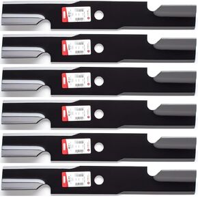 6 PACK OREGON 92-209 HIGH LIFT BLADES FOR 60" Z X-SERIES 103-6403-S,Replacement for EXMARK OEM in Saudi Arabia