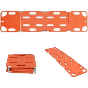 Emerncy Stretcher - Water Floating Spine Board, 350lbs Capaci, Lightweight & Foldable with Seat Belt, PE Backboard for Lifeguards & First Responders in Kuwait