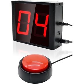Digital Tally Counter with Push Button Control, 2.3 Inch Large LED Display, Portable Electronic Lap Counter for Swimming, Walking, Sports(2-Digit) in Saudi Arabia