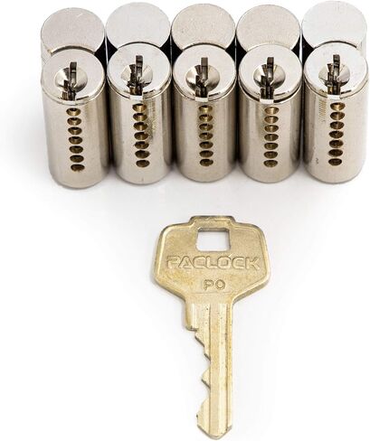 PACLOCK | UCS KA5-1 | Keyed Alike Cylinders | U-Pick! Pack | Pack of 5 Cylinders | with 1 Key | Anti-Theft Device in Kuwait