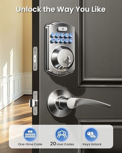 Veise KS01B and DK01-B Keypad Door Lock Set in Kuwait