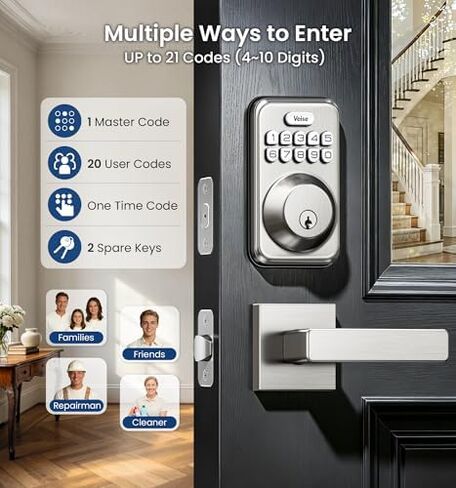 Veise KS01B and DK01-B Keypad Door Lock Set in Kuwait