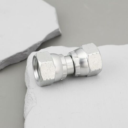 3/8 "أنثى JIC إلى 3/8" أنثى JIC صامولة دوارة لأثاث السيارة 18.7x40mm in Kuwait
