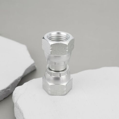 3/8 "أنثى JIC إلى 3/8" أنثى JIC صامولة دوارة لأثاث السيارة 18.7x40mm in Kuwait