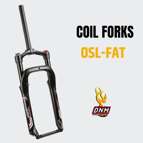 DNM OSL-FAT 20 x 4.0 Suspension Fork - Coil - Straight - for Fat Tire Bike in Kuwait