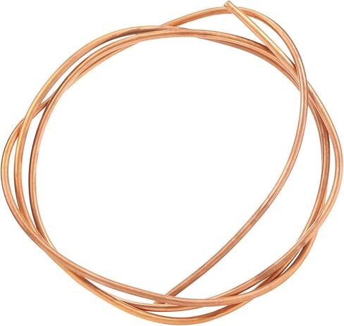 C1100 T2 أنبوب نحاسي، 6 مم OD 5 مم معرف 0.5 مم سمك الجدار، أنابيب نحاسية ناعمة، طول 2 متر، للثلاجة والفريزر ومكيف الهواء، مع تطبيقات التبريد in Kuwait