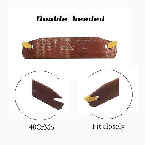 Grooving Slotting Tool Cut Off Plate Tool Lathe Turning Tools SMGB226 SPB326, Grooving Cut-Off Tool with 12pcs MGMN200 12pcs SP300 Carbide Turning Inserts Grooving Parting Blade Plate in Kuwait