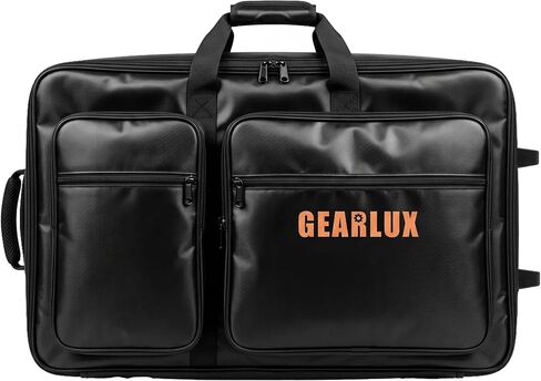 Gearlux DJ Controller Case | Fits Pioneer FLX4 & REV1, Hercules Inpulse 500 & Inpulse T7, Roland DJ-202 | Hard Shell Protective Bag | Padded Foam Interior & Shoulder Strap in Kuwait