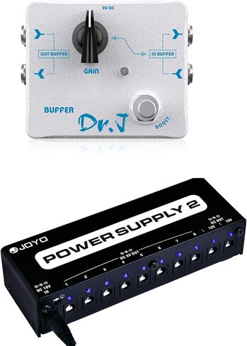 JOYO Buffer Pedal (D57) Bundle With JOYO Guitar Pedal Power Supply (JP-02) in Kuwait