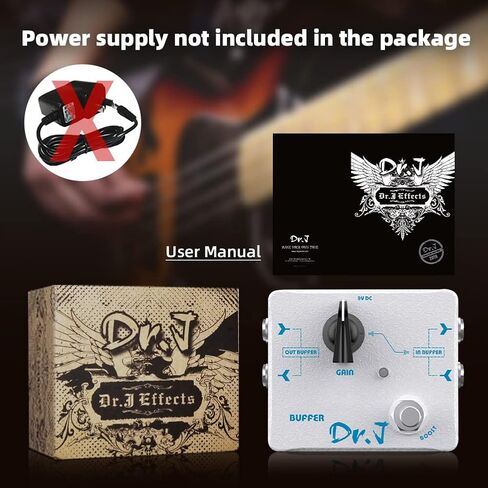 JOYO Buffer Pedal (D57) Bundle With JOYO Guitar Pedal Power Supply (JP-02) in Kuwait