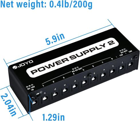 JOYO Buffer Pedal (D57) Bundle With JOYO Guitar Pedal Power Supply (JP-02) in Kuwait