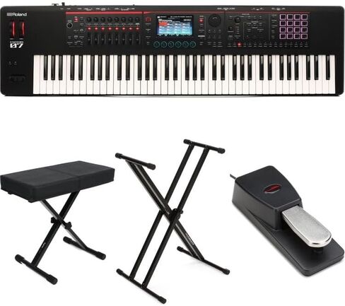 مجموعة أساسيات لوحة المفاتيح لمحطة عمل الموسيقى من Roland FANTOM-07 in Kuwait
