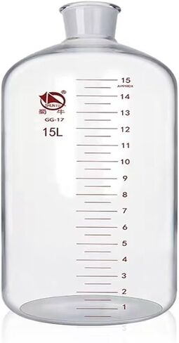 Thick-walled High Borosilicate Glass Serum Bottle Reagent Bottle 2500 3000 5000 10000 60000ml(15000ml) in Saudi Arabia
