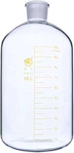 Thick-walled High Borosilicate Glass Serum Bottle Reagent Bottle 2500 3000 5000 10000 60000ml(10000ml) in Saudi Arabia
