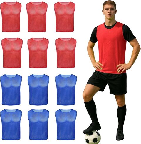 Litemesh Youth Scrimmage Vests for Sports Lightweight Breathable Pinnies for Soccer in Saudi Arabia