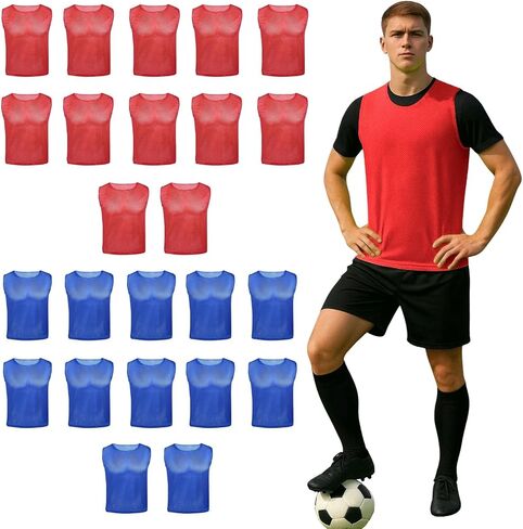 Litemesh Youth Scrimmage Vests for Sports Lightweight Breathable Pinnies for Soccer in Saudi Arabia