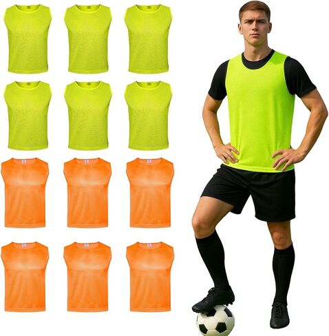 Litemesh Youth Scrimmage Vests for Sports Lightweight Breathable Pinnies for Soccer in Saudi Arabia