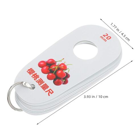 Kisangel 2pcs Berry Sizing Tool, Berry Grading Dimension Gauge, Portable Sizing Checker for Blueberry and Small Cherry Fruits, 9- Hole in Kuwait