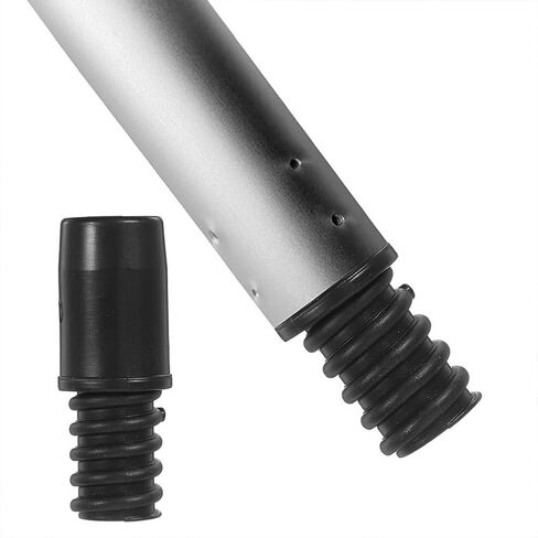 Ipetboom 4 قطع استبدال طرف ملولب لمقابض مكنسة الممسحة - محول نهاية ملولب معدني لأعمدة التمديد المنزلية والتجارية طقم إصلاح أدوات التنظيف سهل التركيب in Kuwait