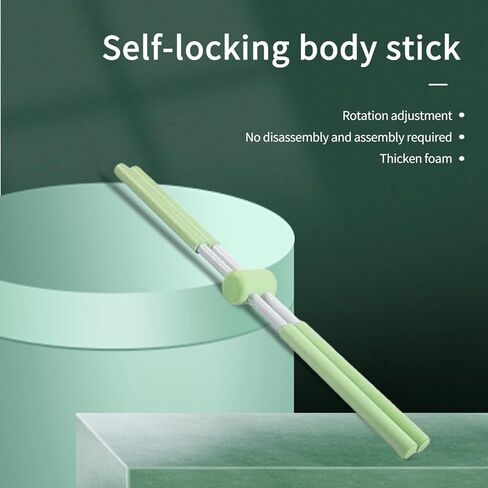 Posture Fit Bar, Stretching Stick, Yoga Stick Posture Corrector, Straightener Tool for Men and Women, Portable Mobility Stretch Pole for Neck Hump, Neck Hump Corrector in Kuwait