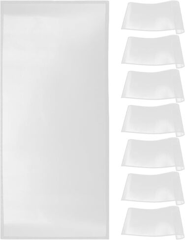 YARNOW 8Pcs Sandblast Cabinet Lens Protector Film: 22x10" Sandblasting Window Film - Abrasive Cabinet Lens Protector Clear for Blasting Replacement in Kuwait