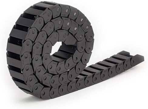 Drive Drag Chain Cable Chains 15x20 15x30 18x25 18x37 mm Bridge Type Non-Opening Plastic Towline Transmission Drag Chain for Machine (Color : 38mm, Size : 18x37 mm) in Kuwait