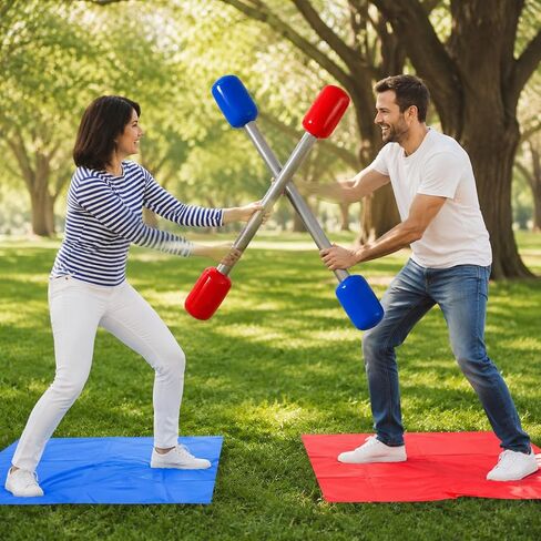 predolo Inflatable Game, Inflatable Battle Logs, Outdoor Group Activity, Birthday Party Game, Summer Cookout, Family Yard Game in Kuwait