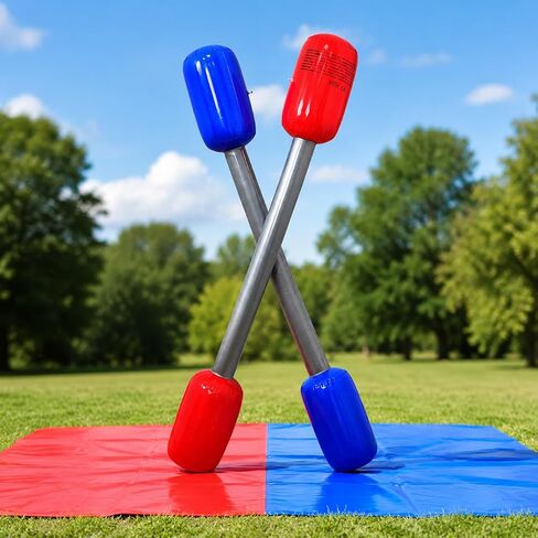 predolo Inflatable Game, Inflatable Battle Logs, Outdoor Group Activity, Birthday Party Game, Summer Cookout, Family Yard Game in Kuwait