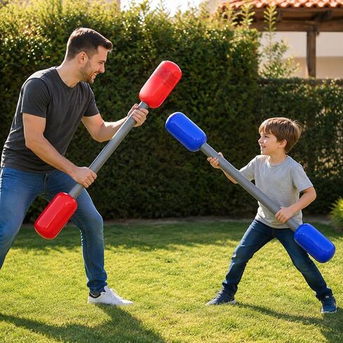 predolo Inflatable Game, Inflatable Battle Logs, Outdoor Group Activity, Birthday Party Game, Summer Cookout, Family Yard Game in Kuwait