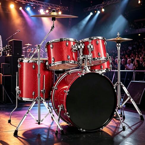 Cymbal Stand with Drumstick Holder, Convertible Boom & Straight Combo, Double Braced Legs with Rubber Feet, Adjustable Height 30"-58", 360° Tilter, High Density Felt for Ride Crash Cymbal (Fits 8" to 22") in Kuwait