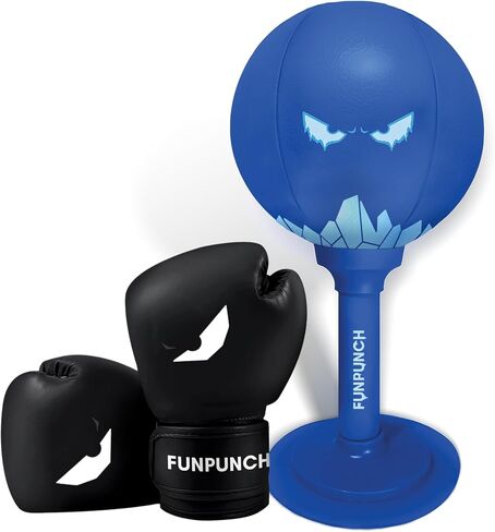 Bundle with Desk Punching Bag and Kids Boxing Gloves - Great Kids Boxing Set in Kuwait