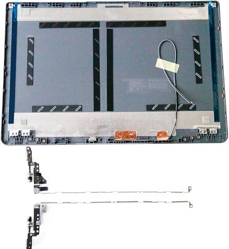 New Replacement Laptop LCD Back Cover Rear Top Case Lid with Hinges and Front Bezel Frame for Lenovo ideapad 3-15ITL6 3-15ADA6 3-15ALC6 15IAU7 15ABA7 5CB1B60414 5B30S18993 5H50S29057 (Silver) in Kuwait