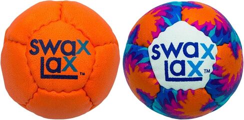 كرات تدريب لاكروس من SWAX LAX Orange and Maui - كرة تدريب داخلية وخارجية مع ارتداد أقل وارتدادات أقل - نفس الحجم والوزن مثل كرة لاكروس التنظيمية ولكنها ناعمة in Kuwait