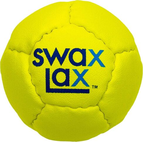 مجموعة كرات تدريب لاكروس صفراء من SWAX LAX - كرات تدريب داخلية وخارجية ذات ارتداد أقل وارتدادات أقل - نفس الحجم والوزن مثل كرة لاكروس التنظيمية ولكنها ناعمة in Kuwait
