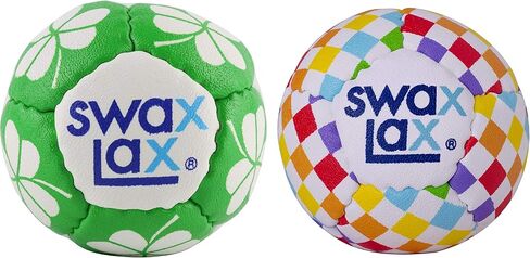 كرات تدريب لاكروس من SWAX LAX - كرة تدريب داخلية وخارجية مع ارتداد وارتدادات أقل - نفس الحجم والوزن مثل كرة لاكروس التنظيمية ولكنها ناعمة in Kuwait