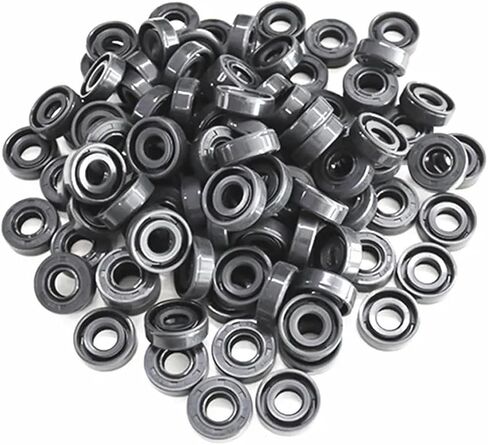 Shaft Oil Seal TC-21 * 26 * 27 * 31 * 32 * 35 * 36 * 37 * 40 * 45 * 52 * 60 * 4/5/6/7/8/9/10 Nitrile Covered with Spring(21x35x7mm 2pcs) in Kuwait
