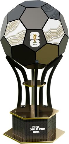 Officially Licensed FIFA World Cup 3D Puzzle Trophy Model, Soccer Ball Building Kit for Adults & Kids, Collectible Sports Memorabilia Fan Gift (Host Cities) | Official Licensed,FWC 2026 Trophy,Soccer puzzles Gift,sports memorabilia collector,hands-on buil in Kuwait