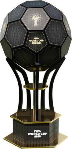 Officially Licensed FIFA World Cup 3D Puzzle Trophy Model, Soccer Ball Building Kit for Adults & Kids, Collectible Sports Memorabilia Fan Gift (Host Cities) | Official Licensed,FWC 2026 Trophy,Soccer puzzles Gift,sports memorabilia collector,hands-on buil in Kuwait