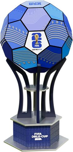 Officially Licensed FIFA World Cup 3D Puzzle Trophy Model, Soccer Ball Building Kit for Adults & Kids, Collectible Sports Memorabilia Fan Gift (Host Cities) | Official Licensed,FWC 2026 Trophy,Soccer puzzles Gift,sports memorabilia collector,hands-on buil in Kuwait