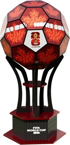 Officially Licensed FIFA World Cup 3D Puzzle Trophy Model, Soccer Ball Building Kit for Adults & Kids, Collectible Sports Memorabilia Fan Gift (Host Cities) | Official Licensed,FWC 2026 Trophy,Soccer puzzles Gift,sports memorabilia collector,hands-on buil in Kuwait