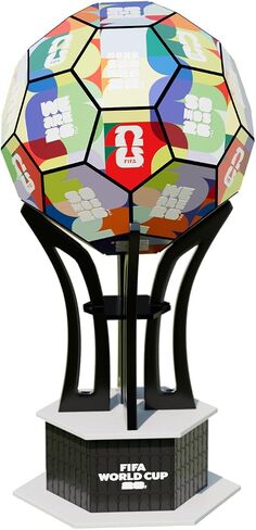Officially Licensed FIFA World Cup 3D Puzzle Trophy Model, Soccer Ball Building Kit for Adults & Kids, Collectible Sports Memorabilia Fan Gift (Host Cities) | Official Licensed,FWC 2026 Trophy,Soccer puzzles Gift,sports memorabilia collector,hands-on buil in Kuwait