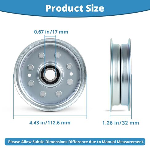 ترقية OEM AM128118 بكرة المهمل لجون دي إعادة GT225 GT235 Z245 Z465 LX255 LX266 LT170 X324 GX355 - استبدال المعادن الثقيلة بأبعاد دقيقة in Kuwait