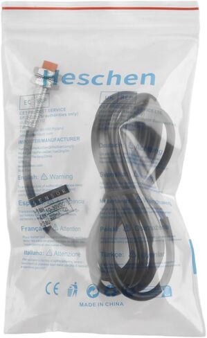 Heschen M8 مستشعر القرب الاستقرائي التبديل PR08-2DP كاشف نوع أسطواني 2 مللي متر DC12-24V 3-Wire PNP NO (مفتوح عادة) CE in Kuwait