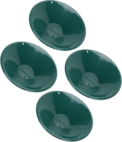 Vikye Beginner Friendly Rugged 10" Green Gold Prospecting Pan with 90° Internal Thread Design, Ideal for Placer Gold Mining At Streams and Lakes in Kuwait