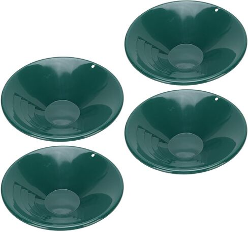 Vikye Beginner Friendly Rugged 10" Green Gold Prospecting Pan with 90° Internal Thread Design, Ideal for Placer Gold Mining At Streams and Lakes in Kuwait