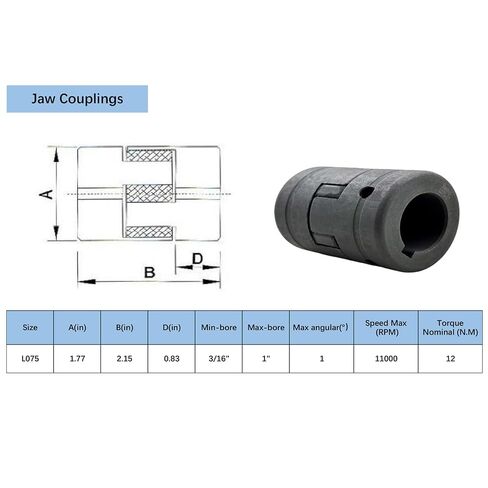 3/4 "إلى 7/8" L075 مجموعة قارنات توصيل مرنة مكونة من 3 قطع على شكل حرف L وعنكبوت مطاطي لفاصل الخشب الخشبي، وصلات متعددة المرونة L075-3/4-7/8 in Kuwait