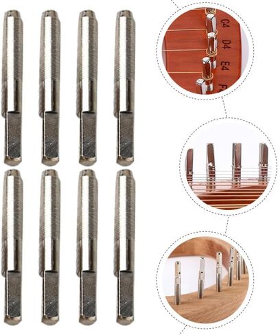 Lyre Harp String Pins 16pcs دبابيس Zither المعدنية لاستبدال سلاسل القيثارة in Kuwait