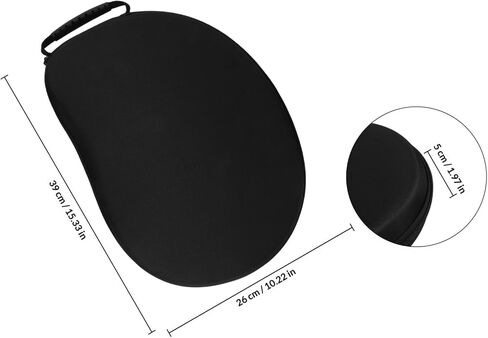Thickened Eva Thumb Piano Storage Bag for Lyre Harp with Mango Shape Design, Portable Carrying Case Featuring Easy Carrying and Extra Storage for Outdoor Performances and Practice in Kuwait